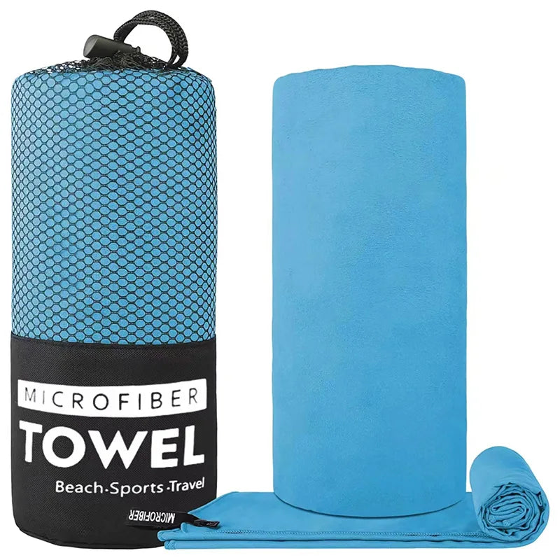 Quick-Drying Sports Towel Thick Sand Free Microfiber Quick Dry Towel , Super Absorbent Soft Swim BeachTowels for Men, Women