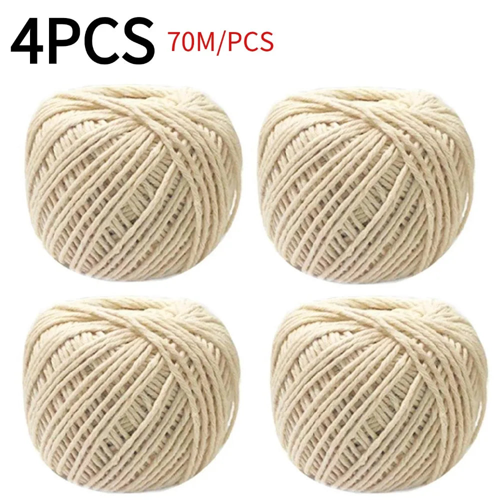 1/2/3/4/5/10/20PCS Cooking Tools Butcher's Cotton Twine Meat Prep Trussing Turkey Barbecue Strings Meat Sausage Tie Rope Cord