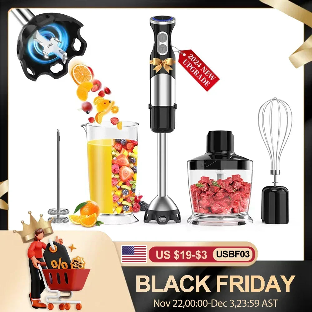5-in-1 Handheld Immersion Blender