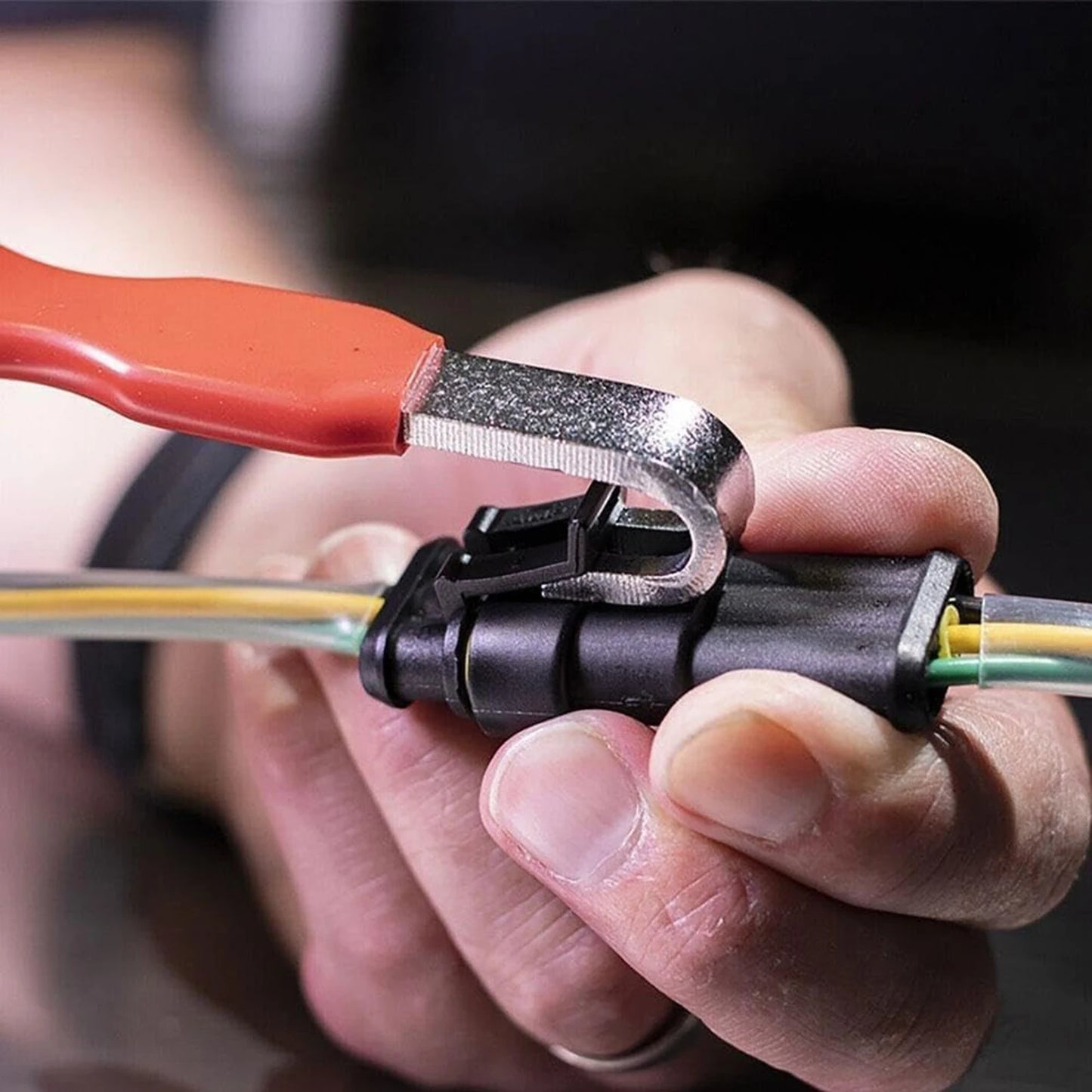 Professional Automotive Electrical Connector Disconnect Tool Dual-Ended Design with Non-Slip Grip for Car Terminal Removal