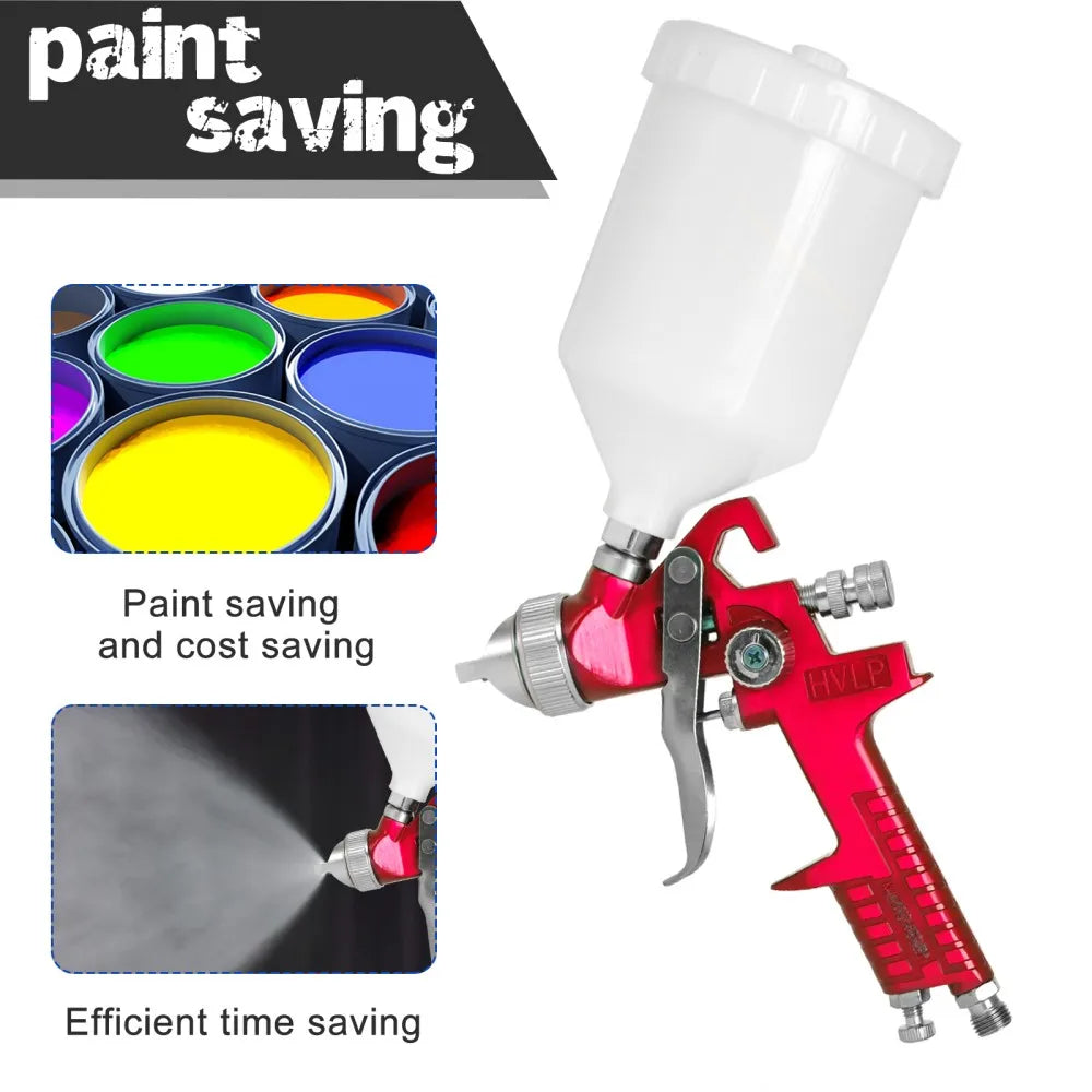 1.4mm 1.7mm 2.0mm Professional HVLP Spray Gun Home Automatic Paint Spray Gun Tool