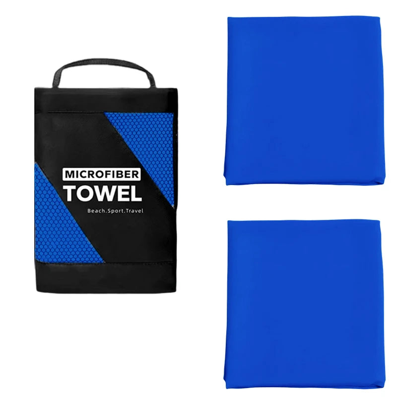 Super Absorbent 2PCS Towel Fast Drying Sports Towel Suitable Swimming Camping Fitness Breathable Durable Travel Essentials