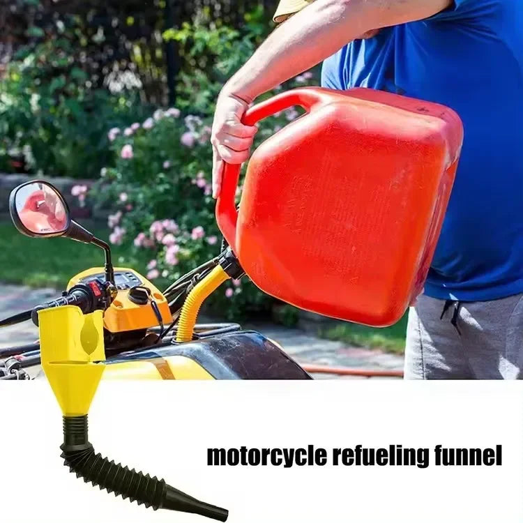 Plastic Car Motorcycle Refueling Gasoline Engine Oil Funnel Fluid Change Filling Transfer Tool Change Oil Funnel Accesorios