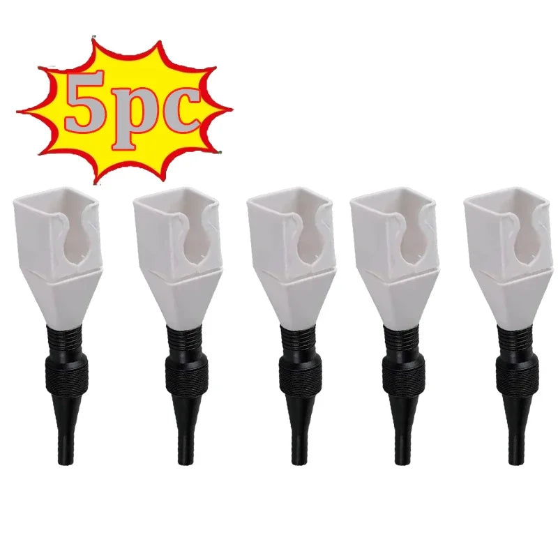1/3/5PCS Telescopic Car Refueling Funnel Universal Engine Oil Gasoline Filter Transfer Funnels Tool Foldable Portable Funnels