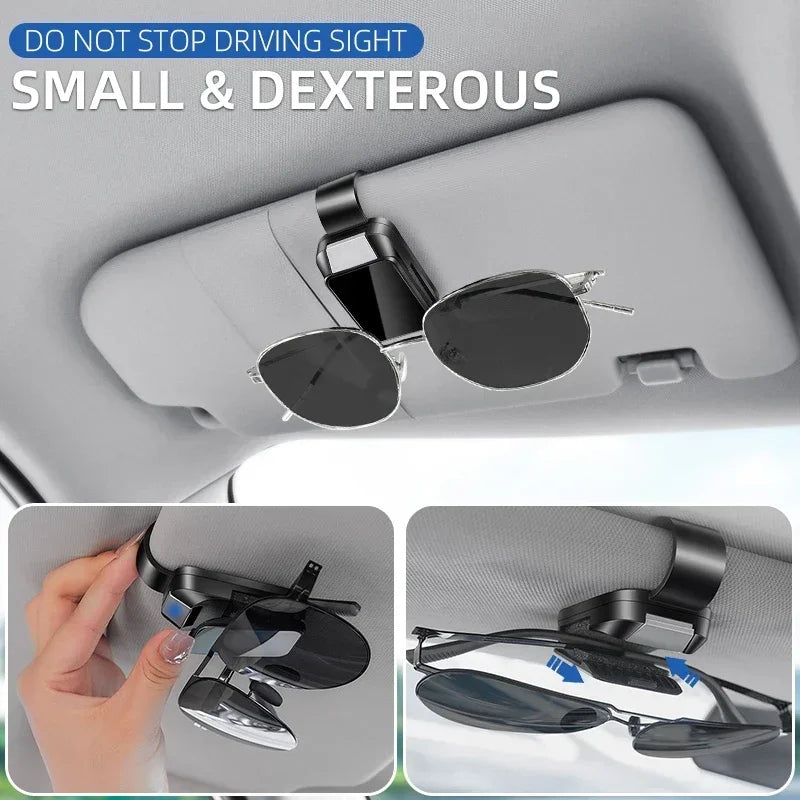 Car Glasses Clip Car Sun Visor Automotive Hanger Clip Ticket Card Mount Clips for TESLA MODEL 3 MODEL Y MODEL X