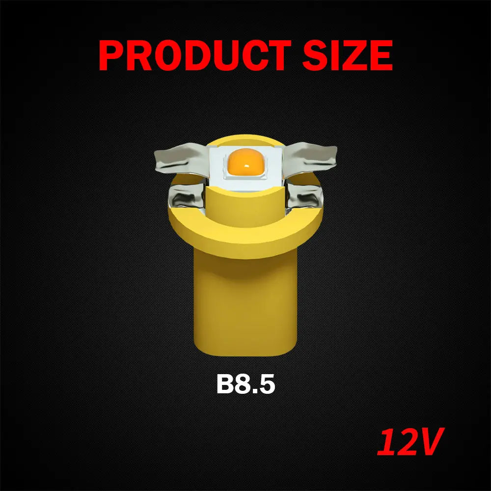 KEIN 10PCS 12V 24V T3 T4.2 T4.7 T5 B8.5D B8.4 B8.4D B8.3 B8.5 T4 509T bX8.4d W3W Led Bulb Instrument Dashboard Car Truck Light