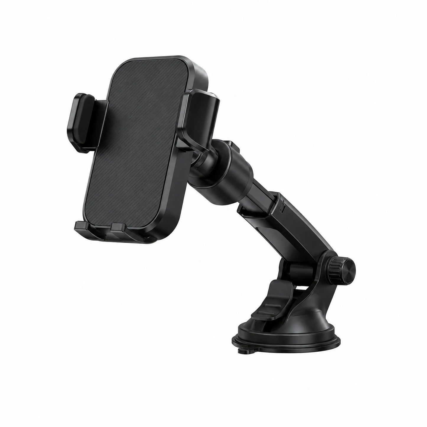Car Phone Holder 360 Degree Rotation Dashboard Windshield Mount Universal Phone Stand Folding Car Bracket No Blocking Display Charging Port GPS Navigation