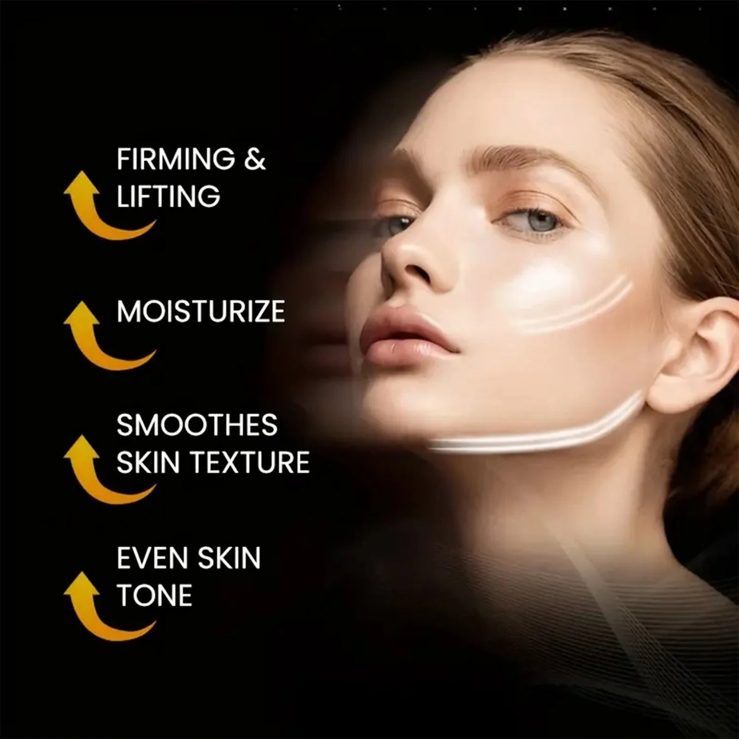 Bee Venom Instant Facial Lifting Cream Tightens and Lifts Sagging Skin, Smoothing the Skin |   Alcohol-Free, Contains Hyaluronic Acid, Suitable for All Skin Types