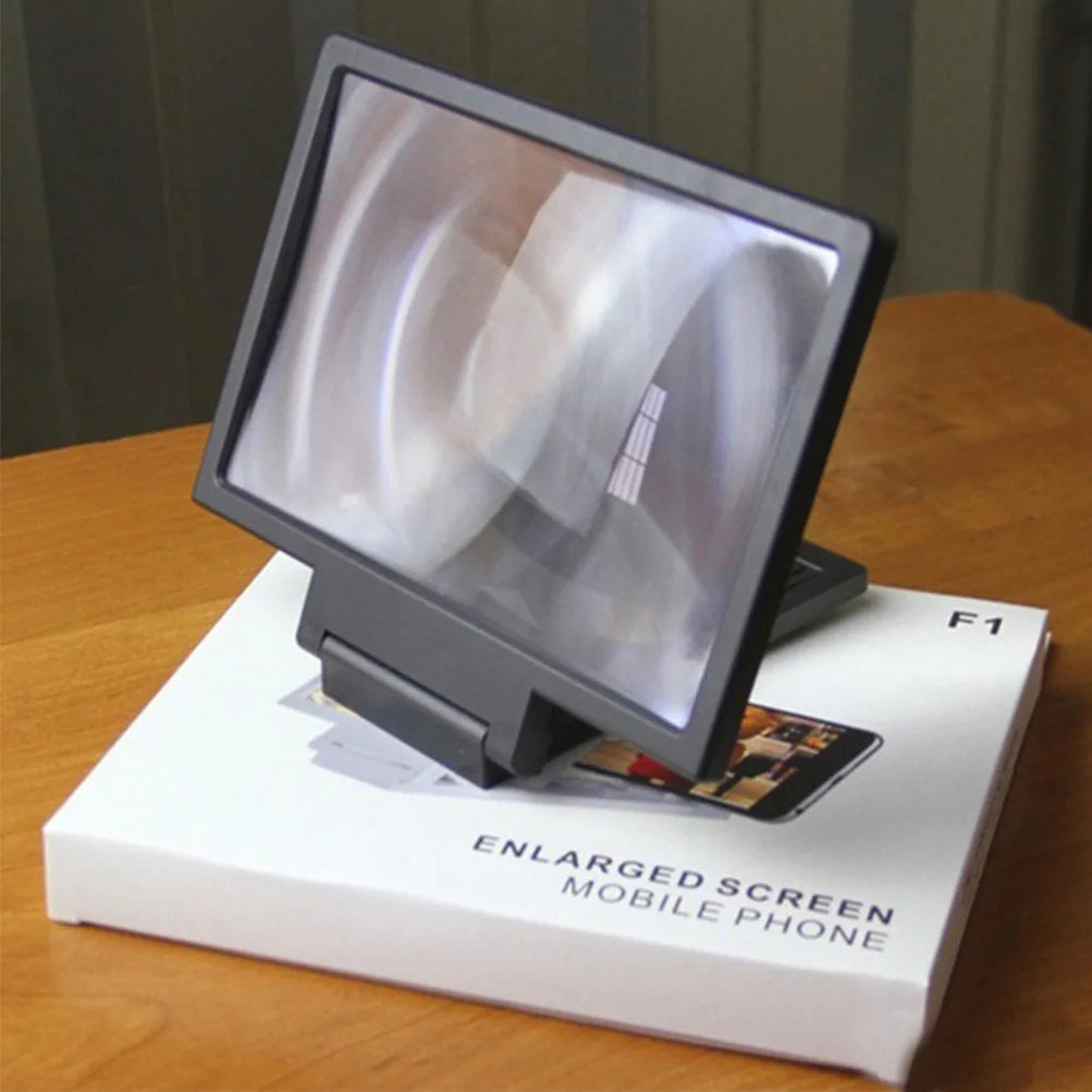 Portable HD Video Screen Magnifier Bracket 3D Mobile Phone Screen Amplifier Stand Folding Screen Magnifier Phone Accessories
