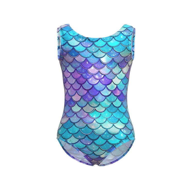 Girls Gymnastics Ballet Leotards Toddler Colorful SleevelessTank Dance Leotard Kids Dancewear Activewear
