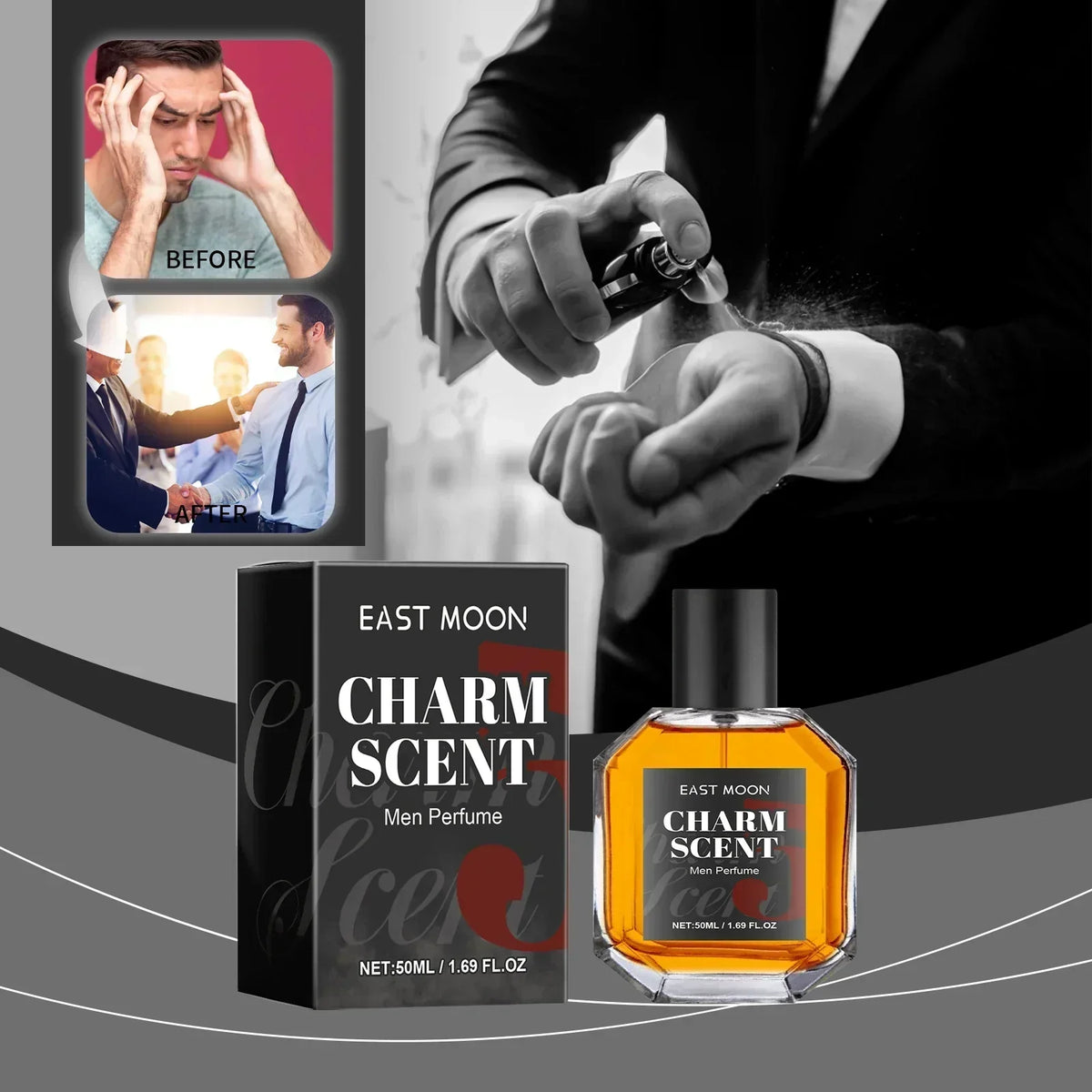 Men's Long-Lasting Woody Perfume