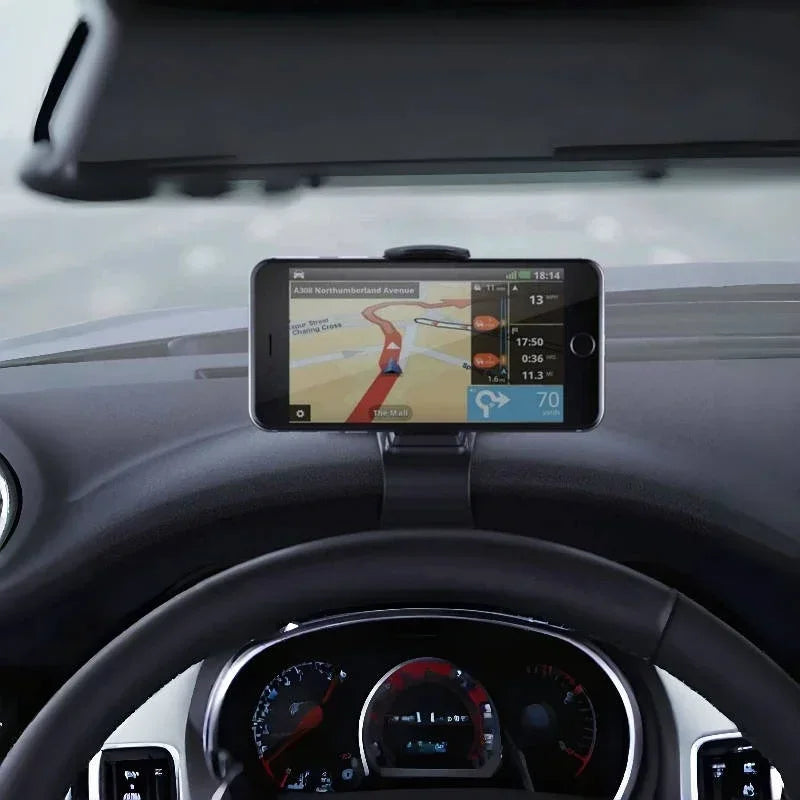 Universal Car Mobile Phone Holder Easy Clip Mount Stand Panel Multi-Functional Universal Dashboard GPS Navigation Bracket Holder