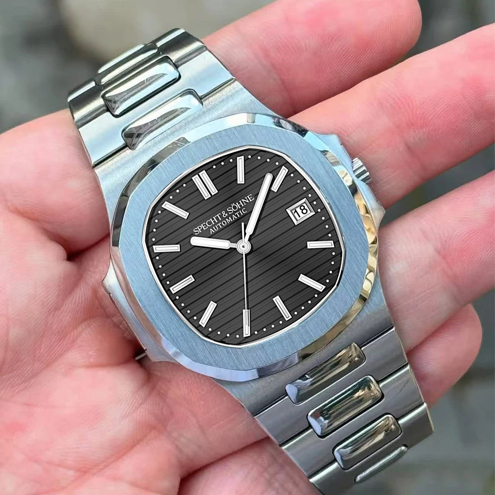 Specht&Sohne 2026 New Classic Men's Watches Luxury Automatic Watch For Men Stainless Steel Sapphire 8215 Mechanical WristWatch
