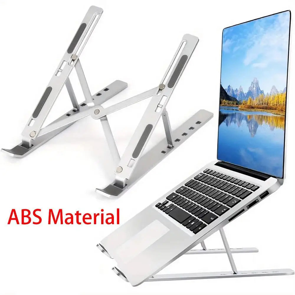 Adjustable Foldable Laptop Stand Portable Stable Cooling Support Laptops For Gaming Office Video Conferencing Desk Accessory