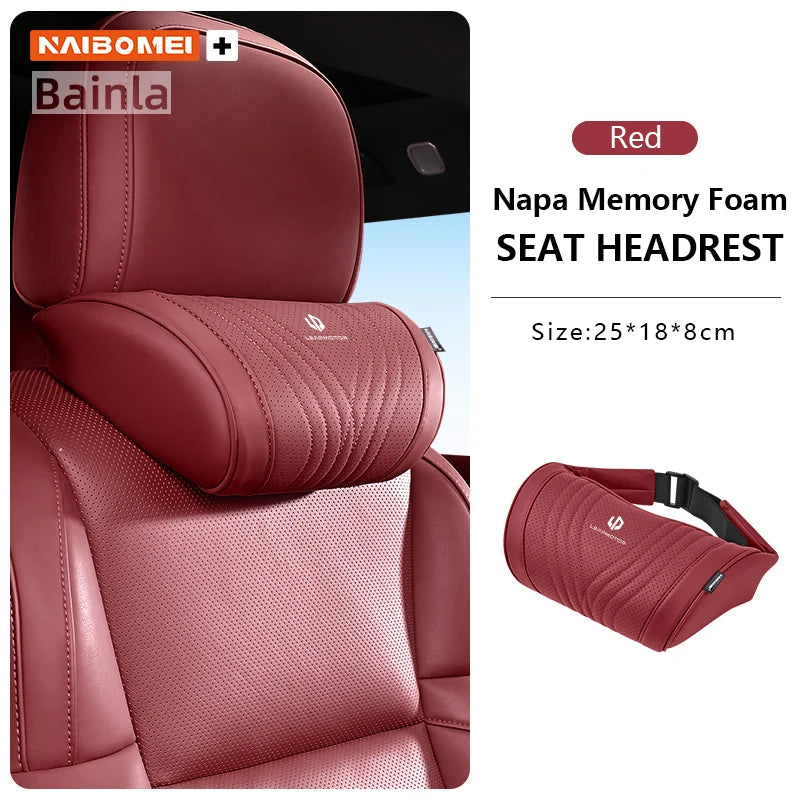 For Leapmotor C10 C11 C16 B10 C01 B01 2026, Car Headrest Neck Support Seat Lumbar Cushion Adjustable Breathable Soft,Accessories
