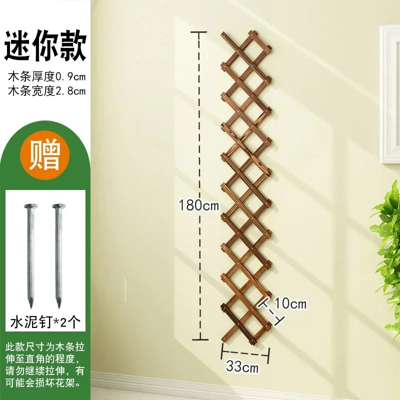 Anti-corrosion Flower Shelf Solid Wood Indoor Hanging Wall Balcony Decoration Layout Living Room Potted Plant shelevs Furniture