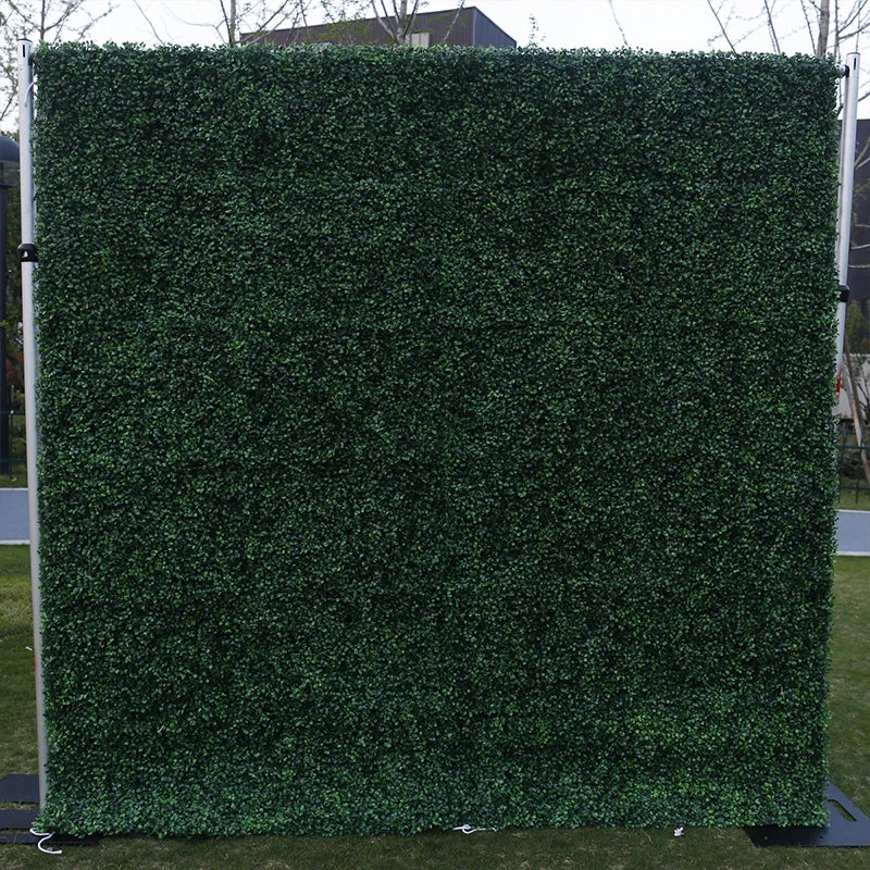5D Green Turtle Leaf Flower Rolling Up Curtain Flower Wall Wedding Backdrop Decor Milan Turf Fabric Plant Wall Event Party Props
