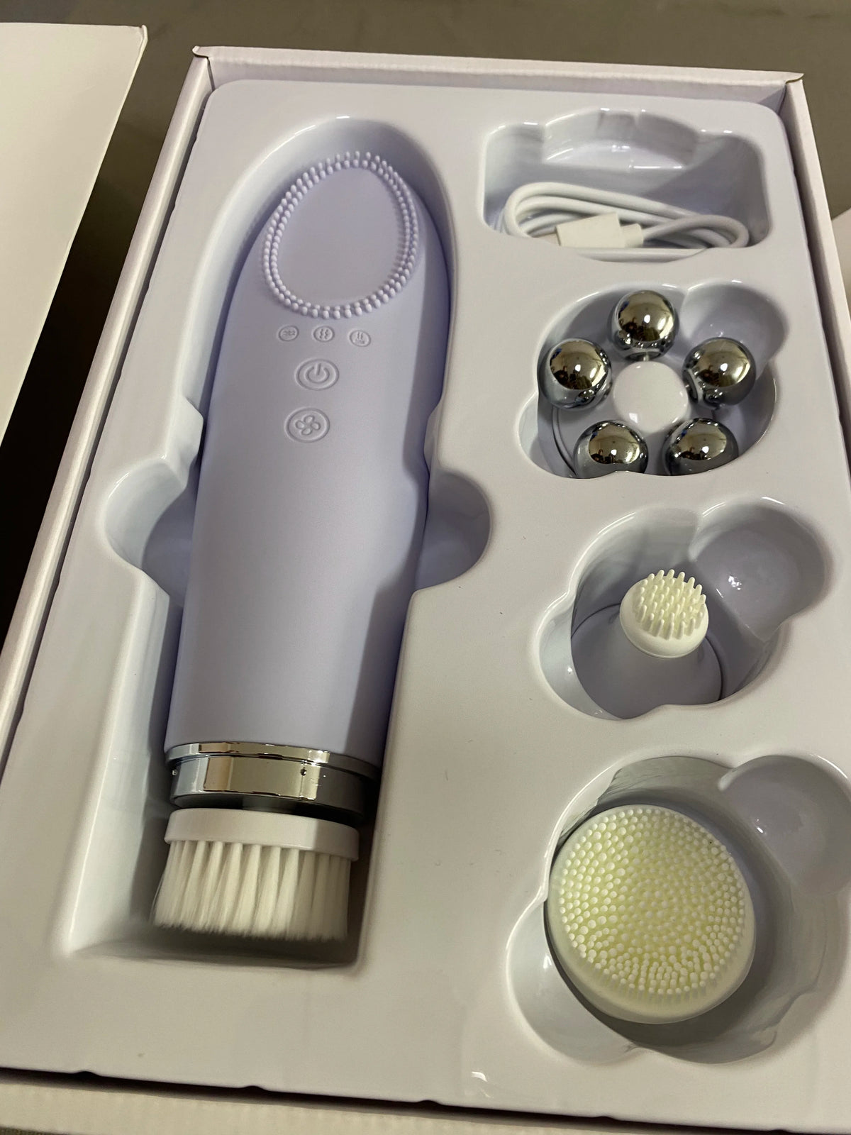 Waterproof Silicone Facial Cleansing Brush Electric Deep Cleaning Pore Exfoliator Soft Skin Care Device Rechargeable  Cleaner