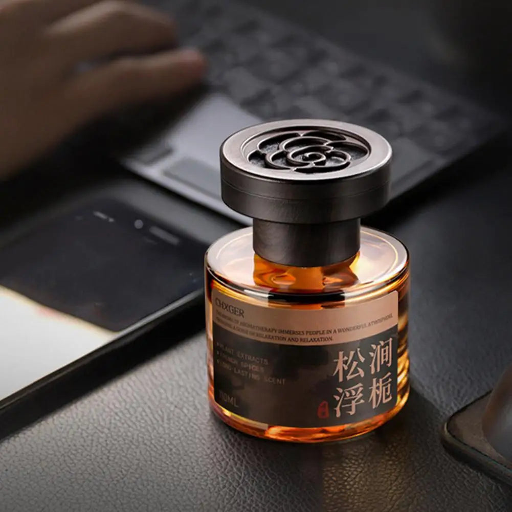 110ml Car Perfume Long-lasting Air Freshener Essential Oil Diffuser Odor Eliminator for Car and Home Interior Decor