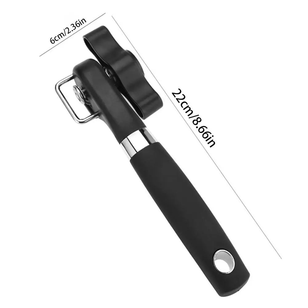 Plastic Hand-actuated Can Opener Safety Kitchen Tools Easy Grip Side Cut Manual Opener for Cans' Lid Kitchen Gadgets