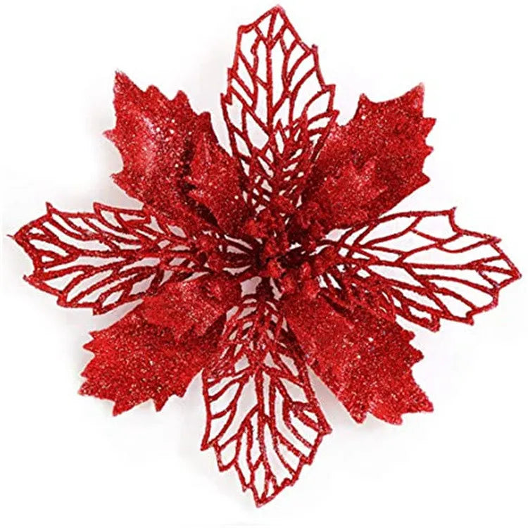 5Pcs Pink Artificial Flowers Berry Christmas Tree Ornament for Xmas Wedding Wreath Decoration New Year 2026 Wreath Accessories