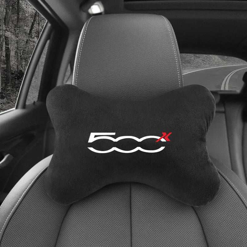 Car Headrest Neck Pillow Seat Belt Shoulder Protector for 500 500X Auto Accessories