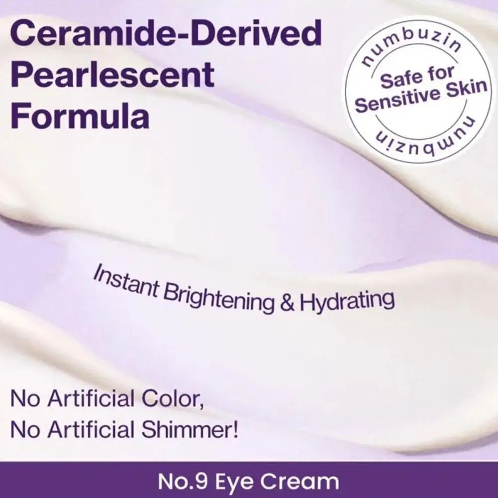 Numbuzin9+NAD+ Ultrasonic Serum Eye Cream Deep Nourish Hydrate Firm Fade Lines Anti Aging Eye Care Dark Circles