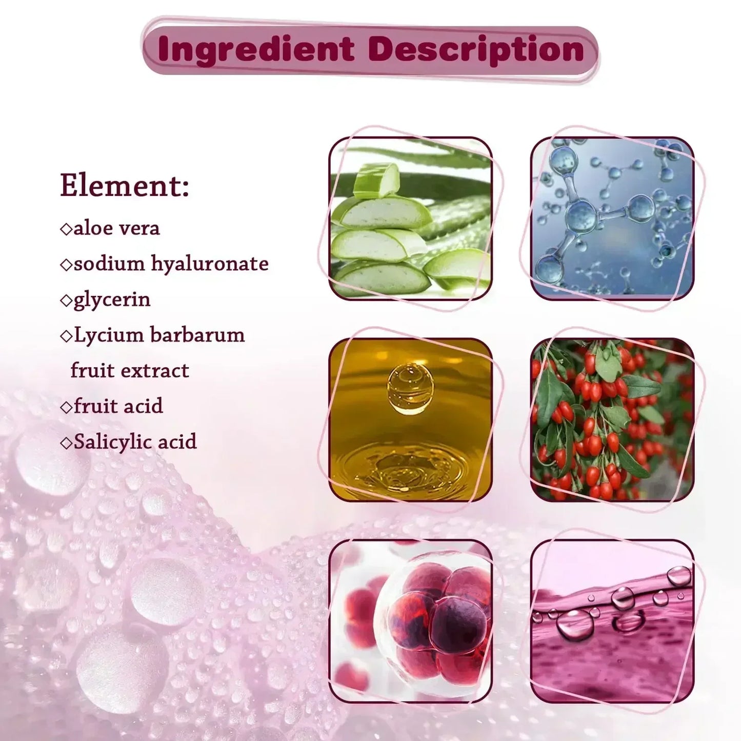 2495  Shrink Pores Serum Salicylic Fruit Acid Face Remove Blackheads Oil Control Gel Whitening Moisturizing Smooth Skin Care Pro