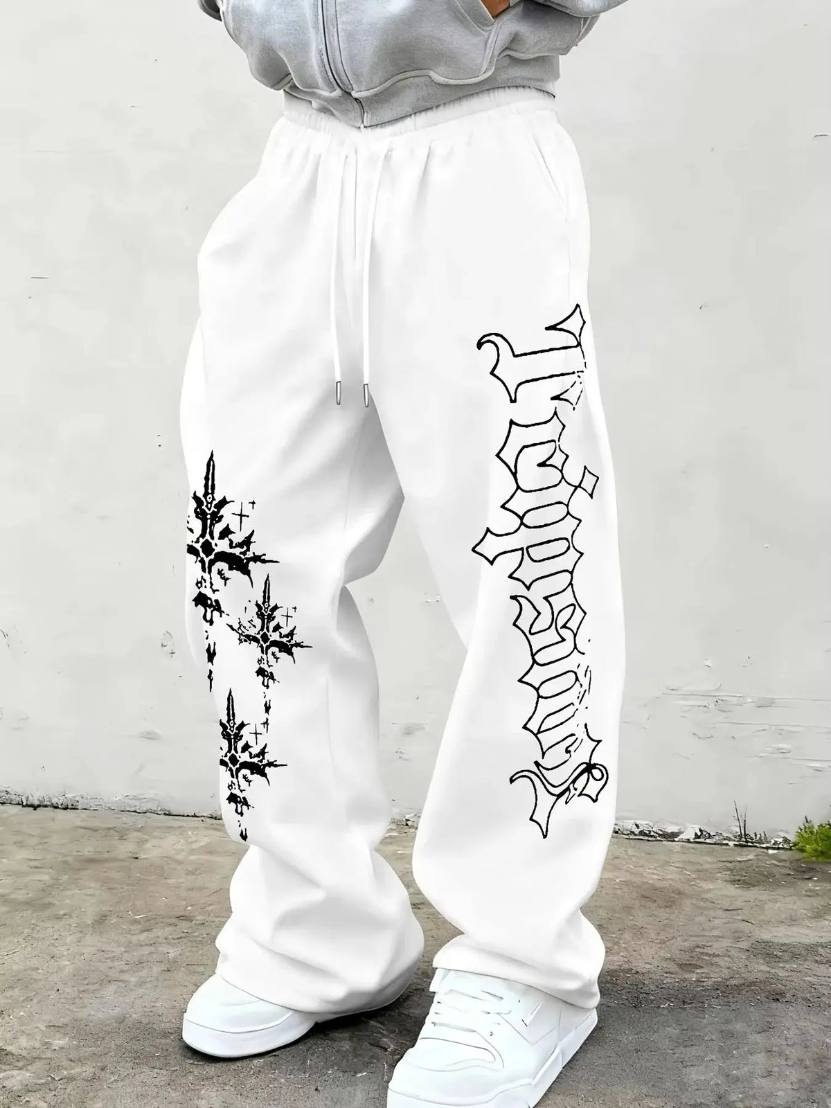 2026 Trendy Men's Women‘s Kids Versatile Solid Color Drawstring Loose Casual Sports Trousers New Suitable for Streetwear Pants