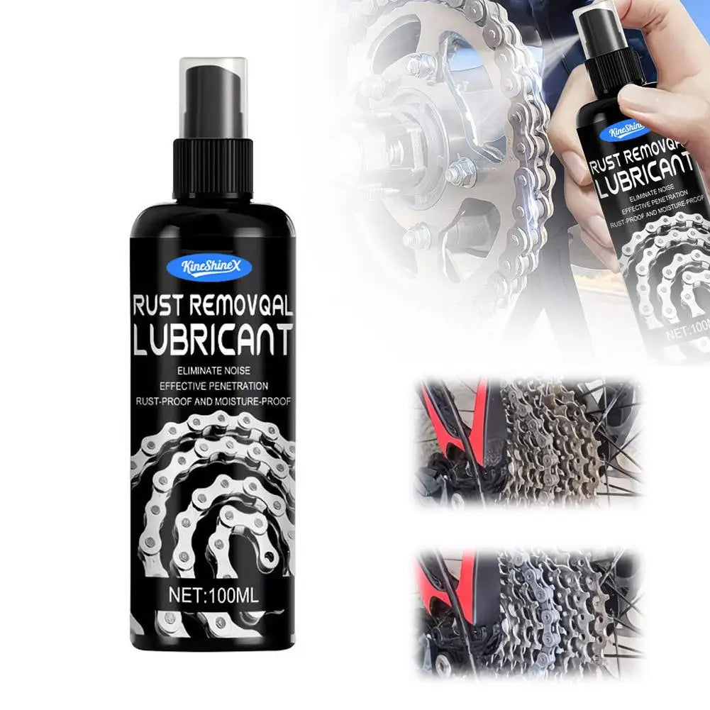 Bicycle And Motorcycle Chain Lubricant Reducing Wear Strong Rust Remover Smooth & Reliable Chain Protector