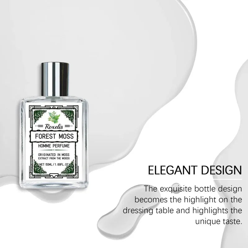Roxelis Men's perfume Fresh Forest Gulong Wood Fragrance Elegant, Mild, Persistent, Charming, Gentle