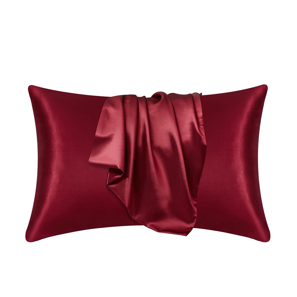 2Piece Natural Mulberry Silk Pillow Case Real Silk Protect Hair Skin Pillowcase Any Size Customized Bedding Pillow Cases Cover