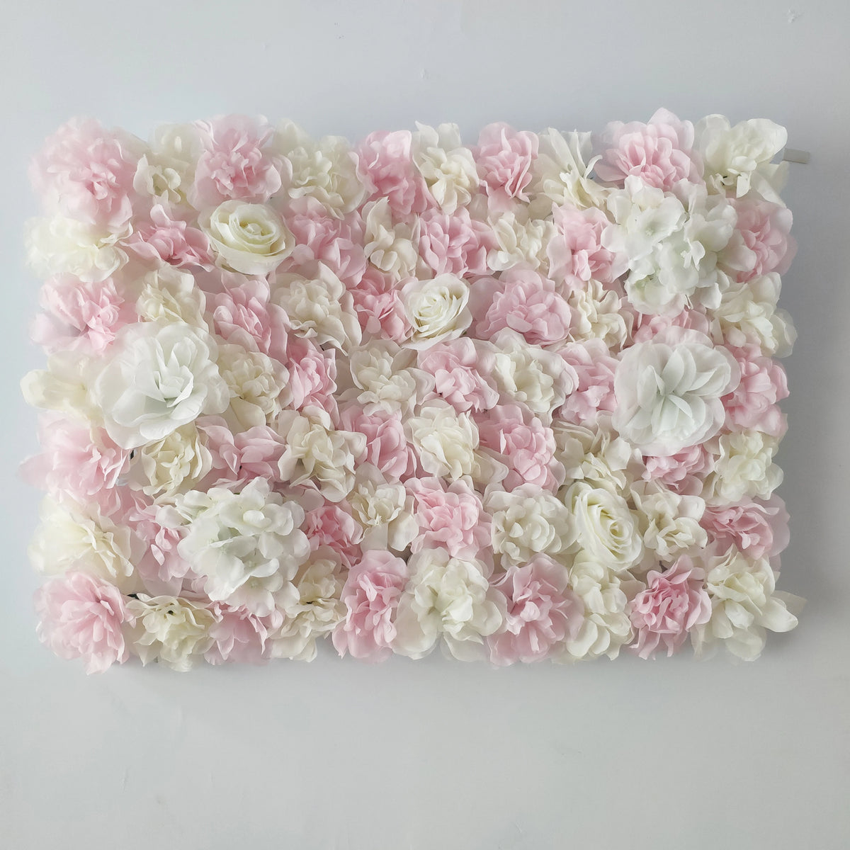 Pink Silk Rose Flower Wall Artificial Flower Backdrop Panel for Wedding Baby Shower Birthday Home Party Decoration Room Decor