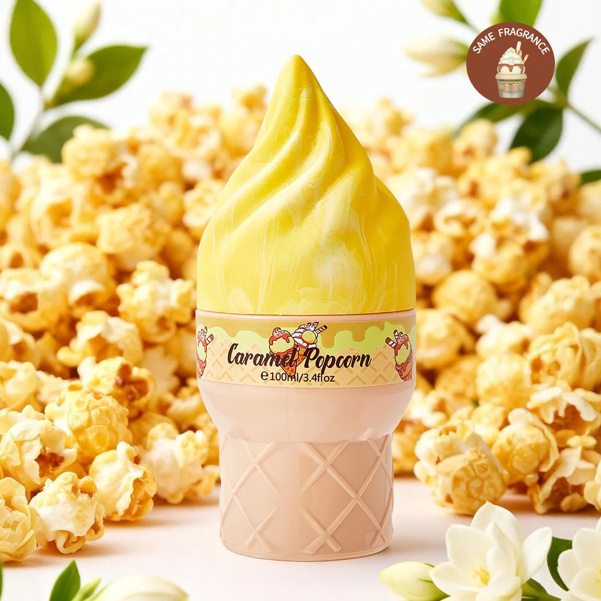 Gourmet Dessert Perfume Spray,Chocolate Cookie/Cotton Candy/Caramel Popcorn Fragrance Mist,Sweet Women Strawberry Vanilla Scent