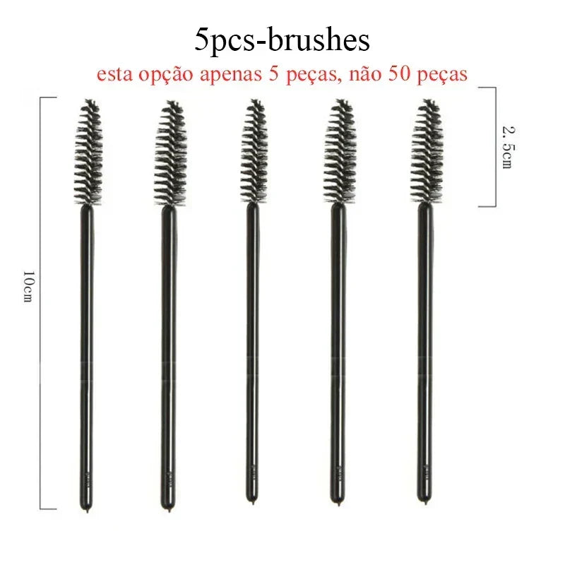 Nylon 5–50PCS Luxury Makeup Brush Set