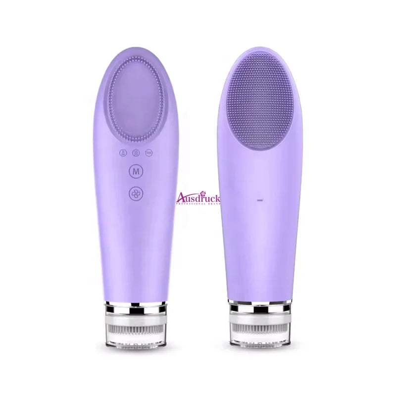Waterproof Silicone Facial Cleansing Brush Electric Deep Cleaning Pore Exfoliator Soft Skin Care Device Rechargeable  Cleaner