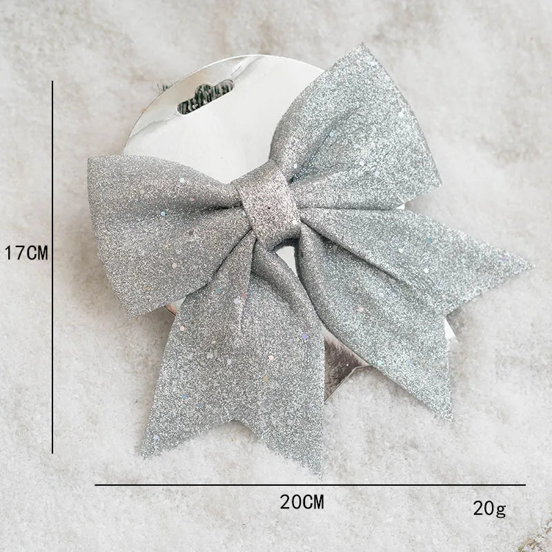 Christmas Ball Painted Ball Golden Silvery Champagne Glitter Stars Christmas Tree Hanging Window Decoration Small Gifts Toys