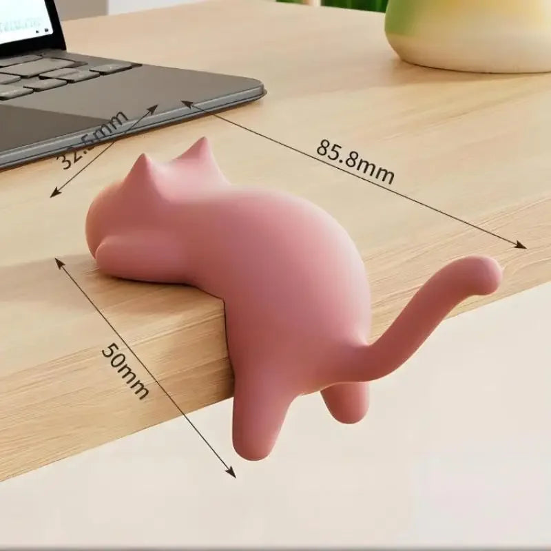 Cute Cat Bag Hook Portable Table Hook Handbag Backpack Organizer Holder for Home Office Desk Side Decor Travel Bag Hanger
