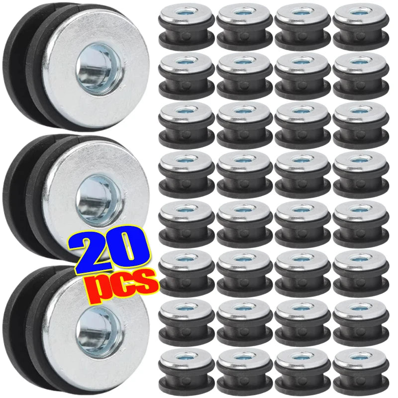 Motorcycle Rubber Grommet Kit Fairing Bolt Cushion Washer Steel Bushing Spacer for Honda Suzuki ATV Accessories M6/M10