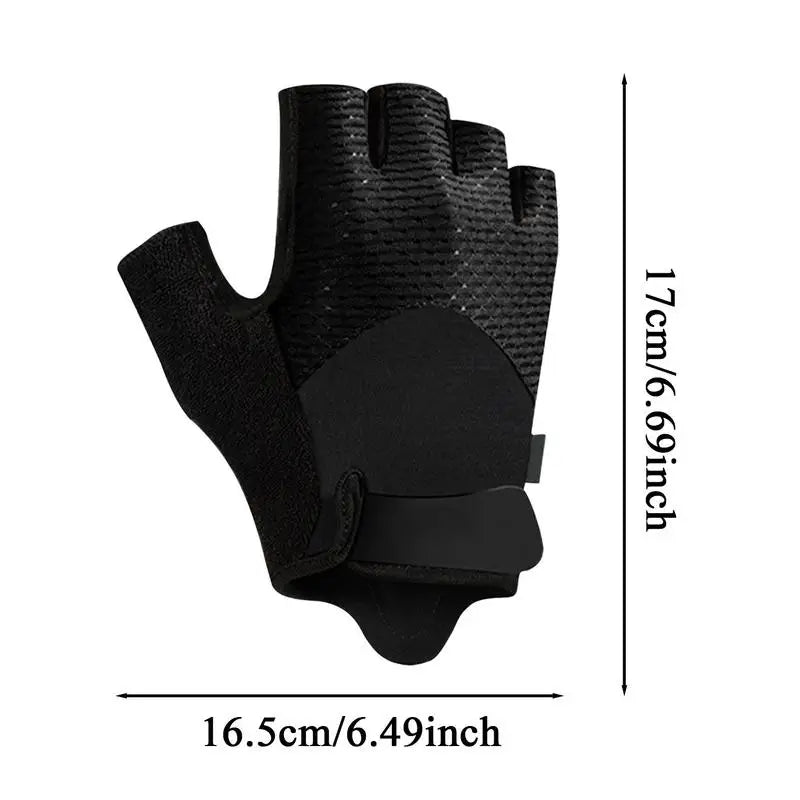 Workout Gloves For Men Breathable Workout Gloves With Firm Grip Full Palm Protection Padded Mittens Lightweight Exercise Gear
