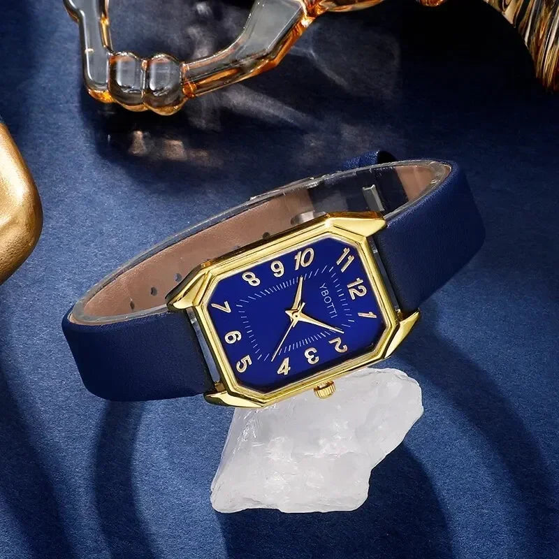 Luxury Fashion Square Women's Watches Brand Ladies Quartz