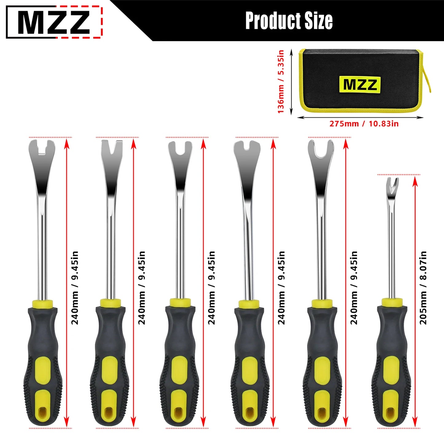 Screwdrivers Nail Puller Nail Driver Pry Tools Nail Remover 260mm For Home Repair Tools Workshop Hand Manual Tools