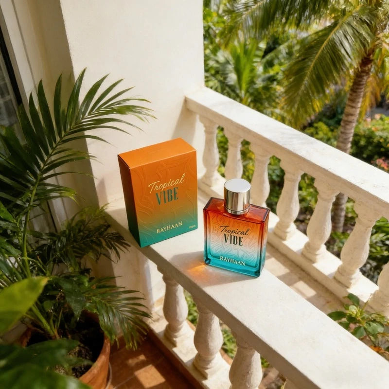 Unisex Perfume Eau De Parfum Tropical Sweet Fresh Smooth Elegant Warm Long Lasting Refined Modern Spray Fragrance 100ml