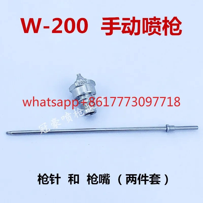 1PCS WA-200 automatic spray gun accessories W-200-G2P/K2/R2/W1/W2/30/40 atomizing cap w200 needle nozzle