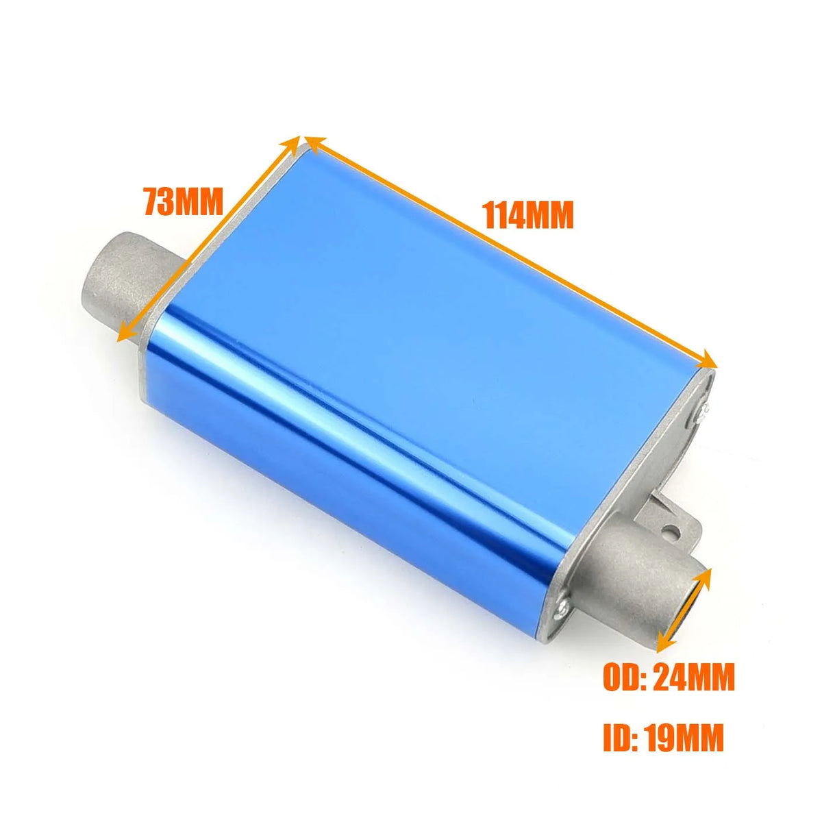 24mm Muffler Noise Reduce S Curved Air Diesel Heater Exhaust Pipe Aluminum Alloy Small Medium Large For Car Truck Camper VAN