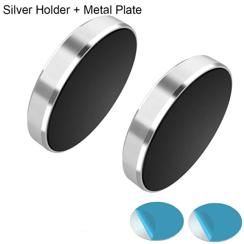2Pcs Magnetic Mobile Phone Holder Car Dashboard Mobile Bracket Cell Phone Mount Holder Stand
