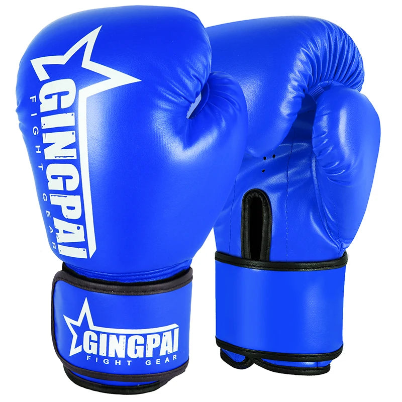 High Quality Adults Kids Women/Men Boxing Gloves Leather MMA Muay Thai Boxe De Luva Mitts Sanda GYM Equipments 8 10 12 6 OZ Boks