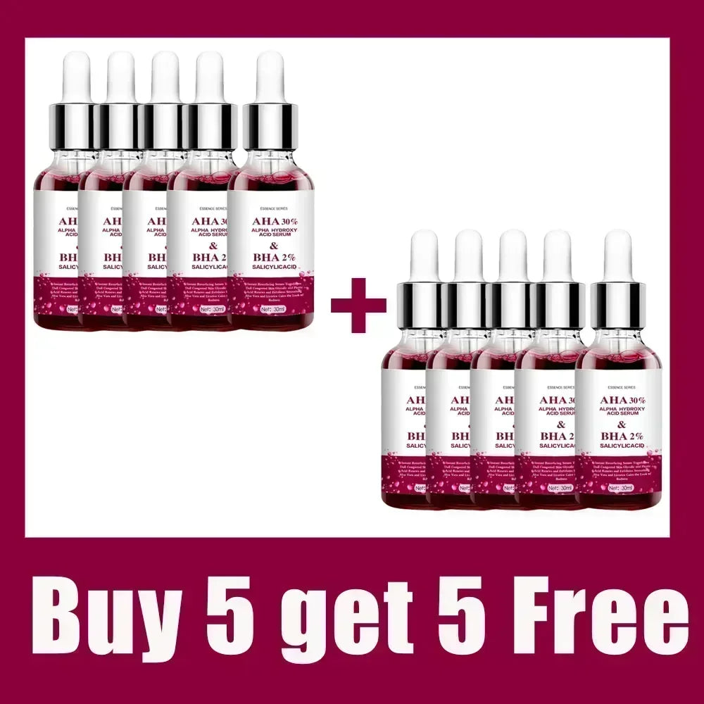 2495  Shrink Pores Serum Salicylic Fruit Acid Face Remove Blackheads Oil Control Gel Whitening Moisturizing Smooth Skin Care Pro