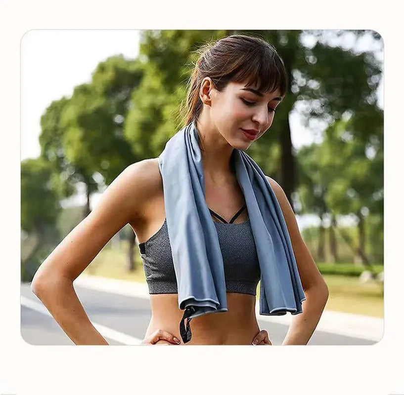 Quick-Drying Microfiber Absorb Sweat Sports Towel 40x80CM Swimming Gym Yoga Fitness Camping Running Beach Washcloth Towels