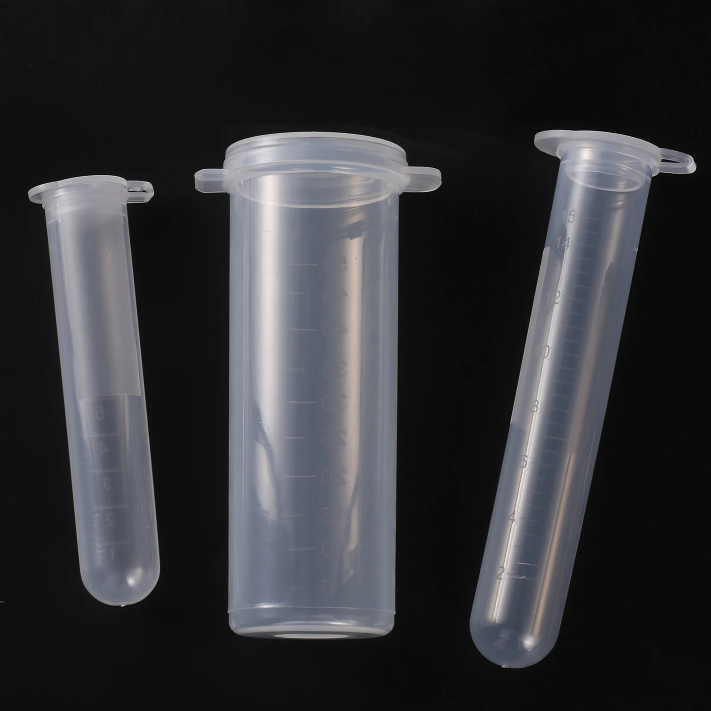 10Pcs Centrifugal Test Tube 10ml Snap Cap Round Bottom Centrifuge Tube Vial Sample Container Specimen Tube Laboratory Supplies